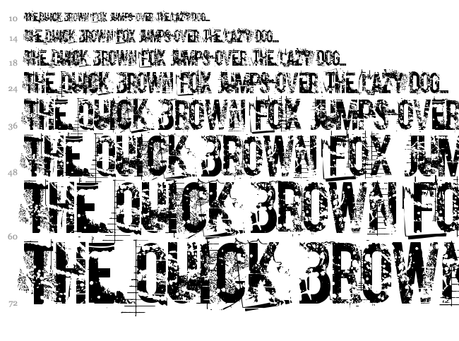 Cocaine Nosejob font waterfall
